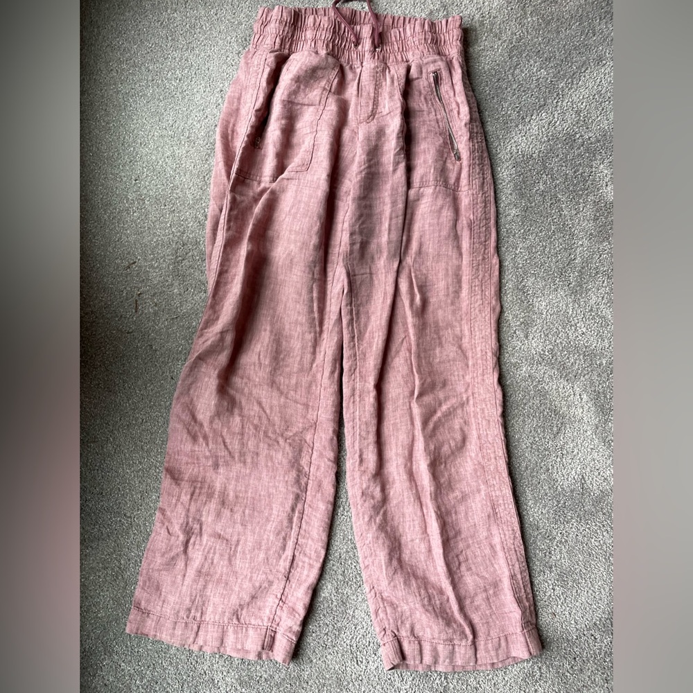 Athleta Cabo Linen Pants